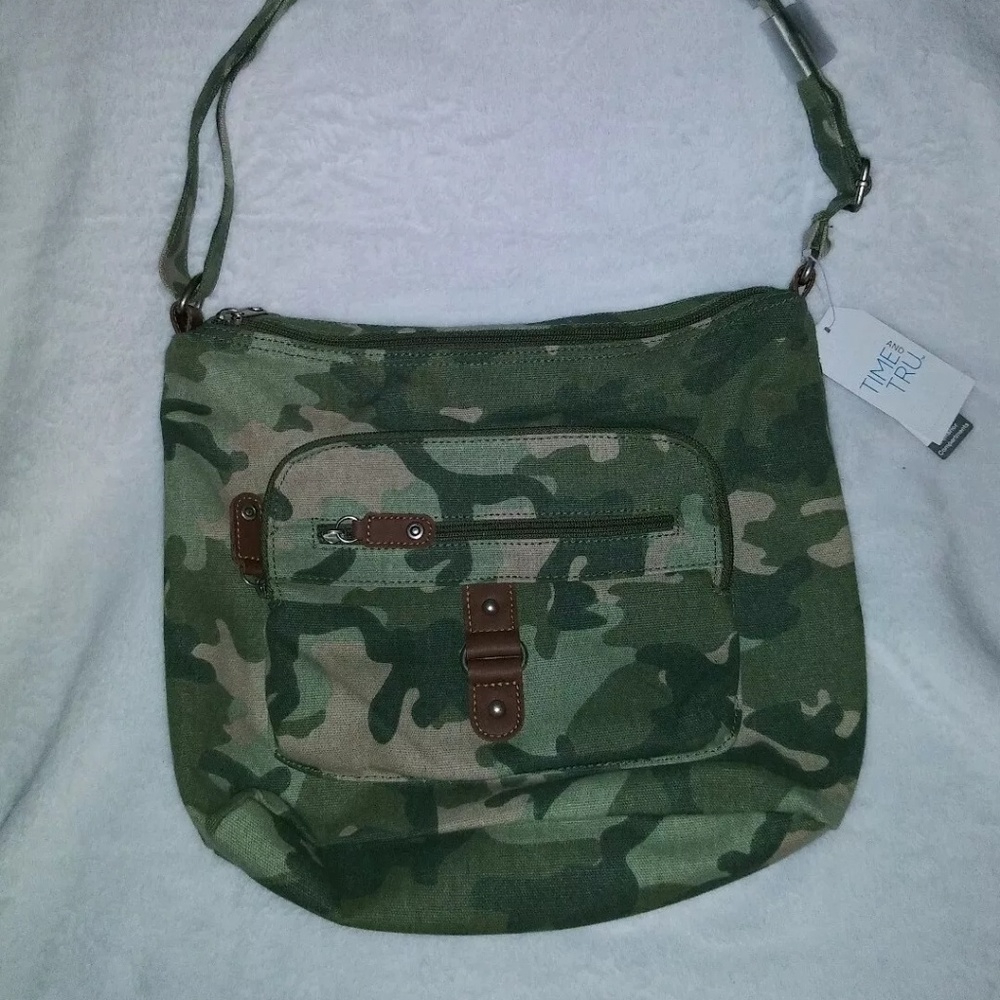 Time and Tru Anita Camo Camouflage Belt Buckle 3 C